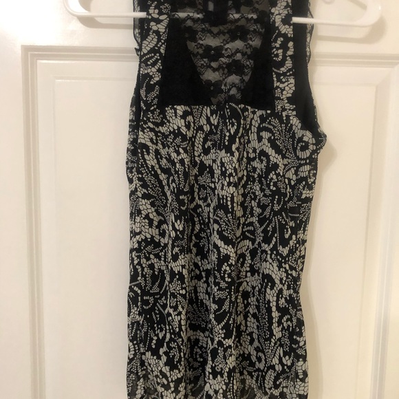 Georgette with lace work - Picture 4 of 4